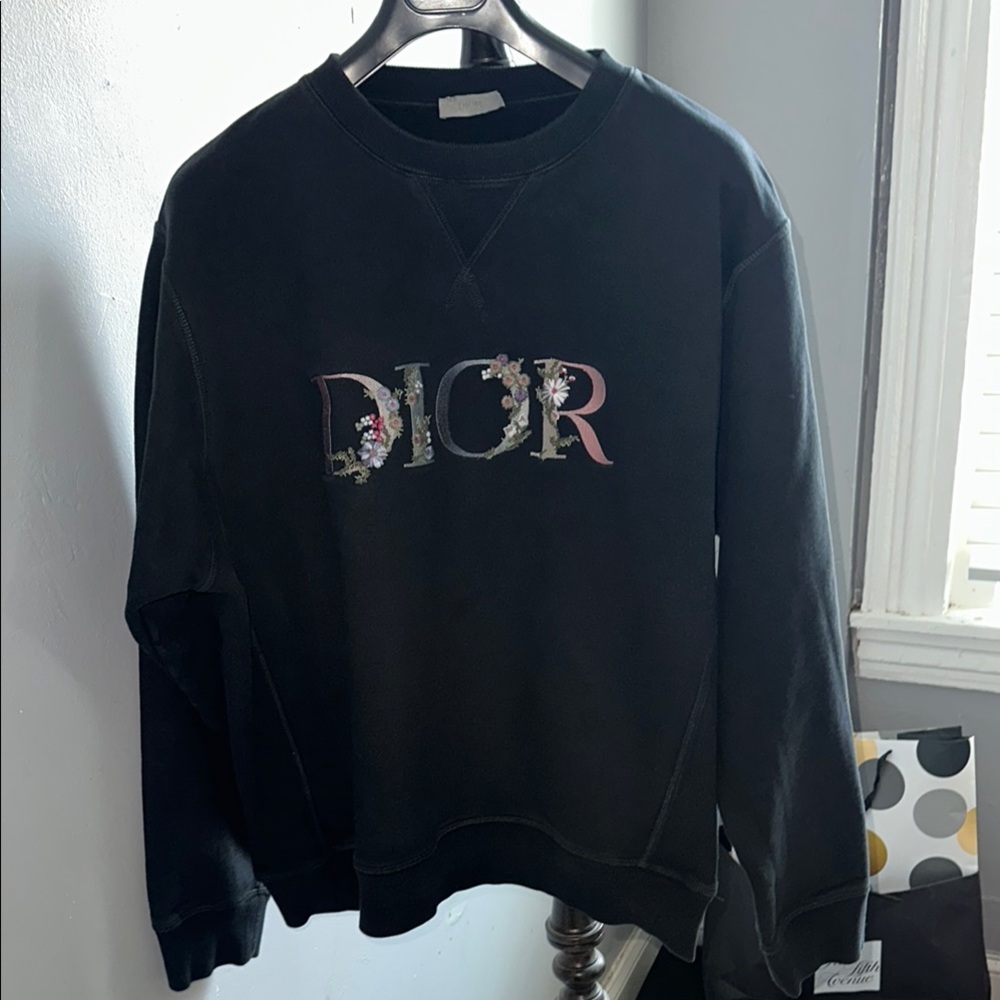 Dior Black sorayama floral sweatshirt 100% authentic🔥🔥🔥